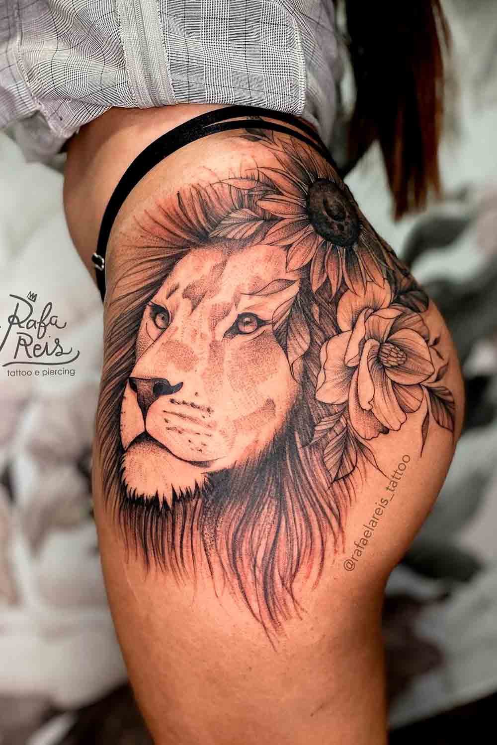 tatuaje de leon 67