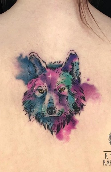 tatuaje de perro en mujer 55