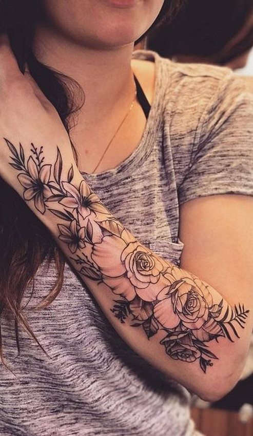 tatuaje en antebrazo de mujer 58