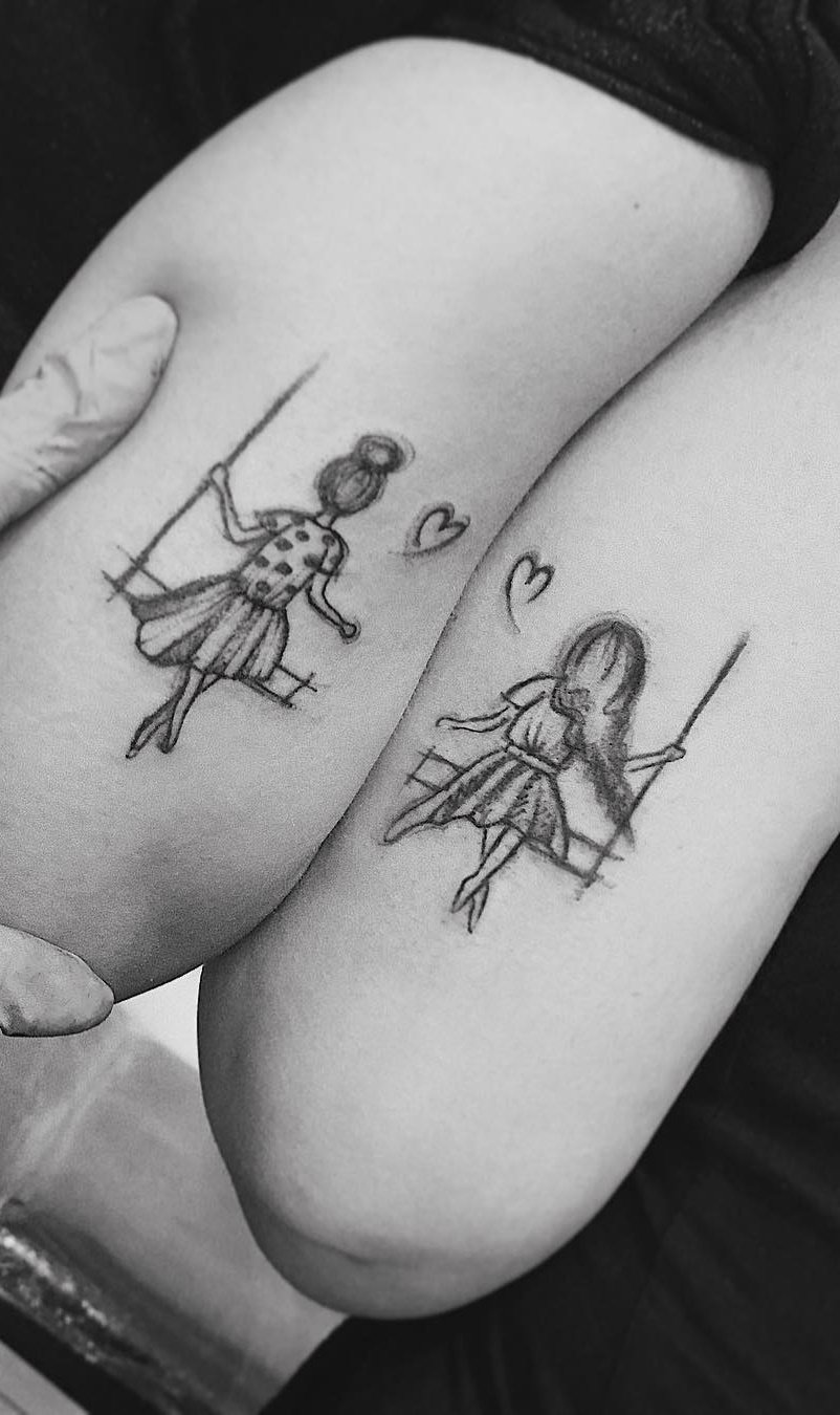tatuaje femenino mejores amigas 23