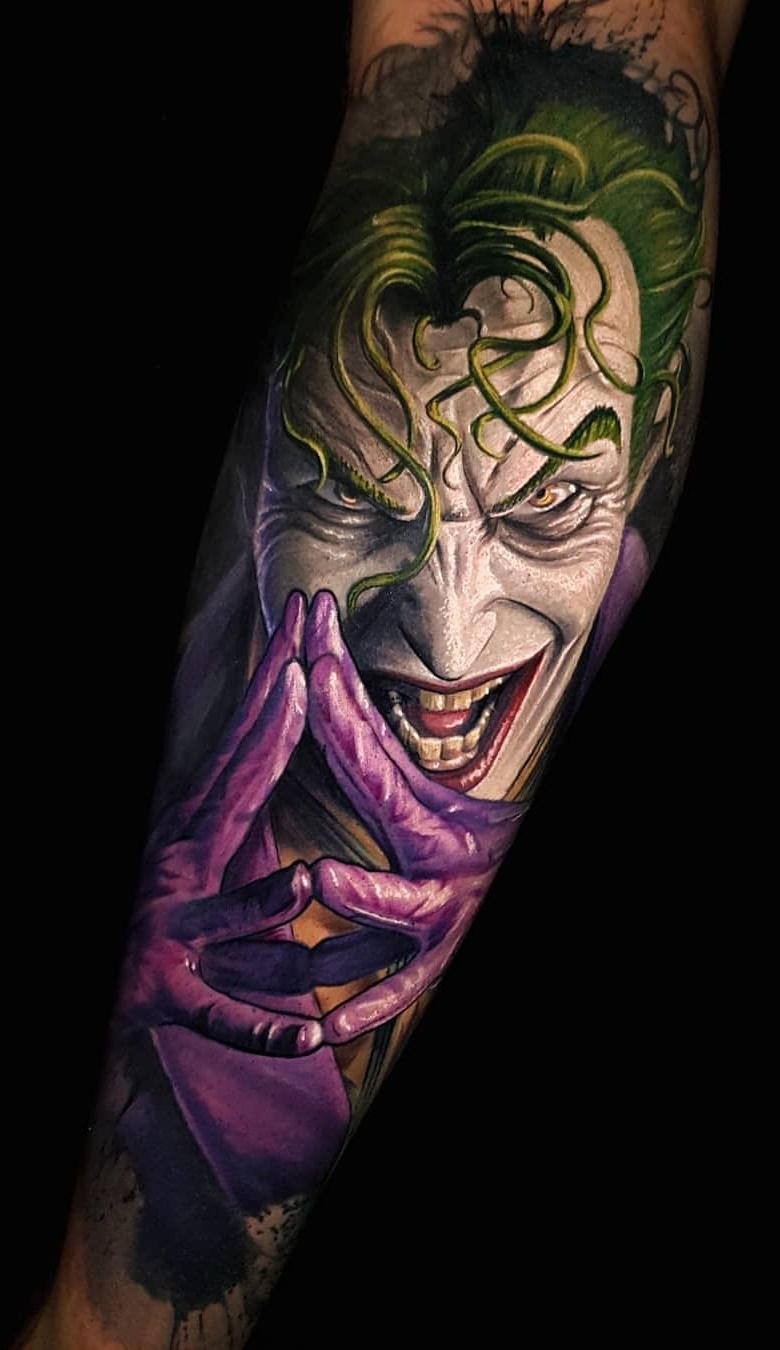 tatuaje joker bufon 04