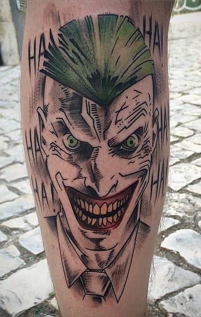 tatuaje joker bufon 20