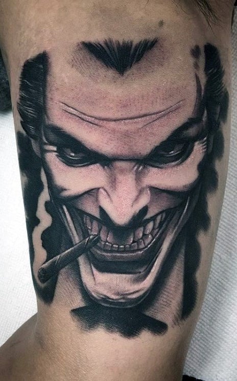 tatuaje joker bufon 34