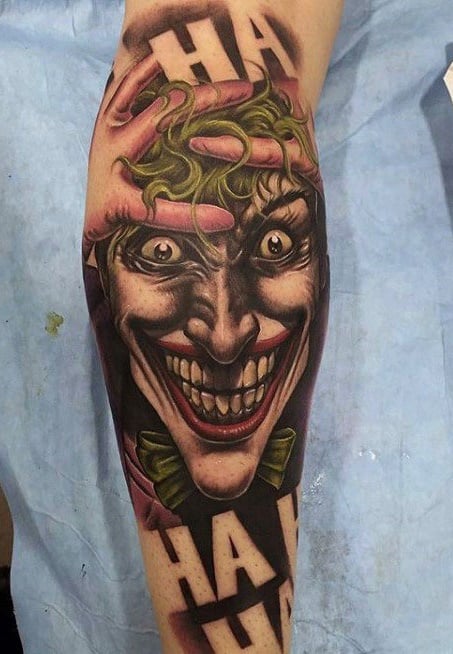tatuaje joker bufon 36