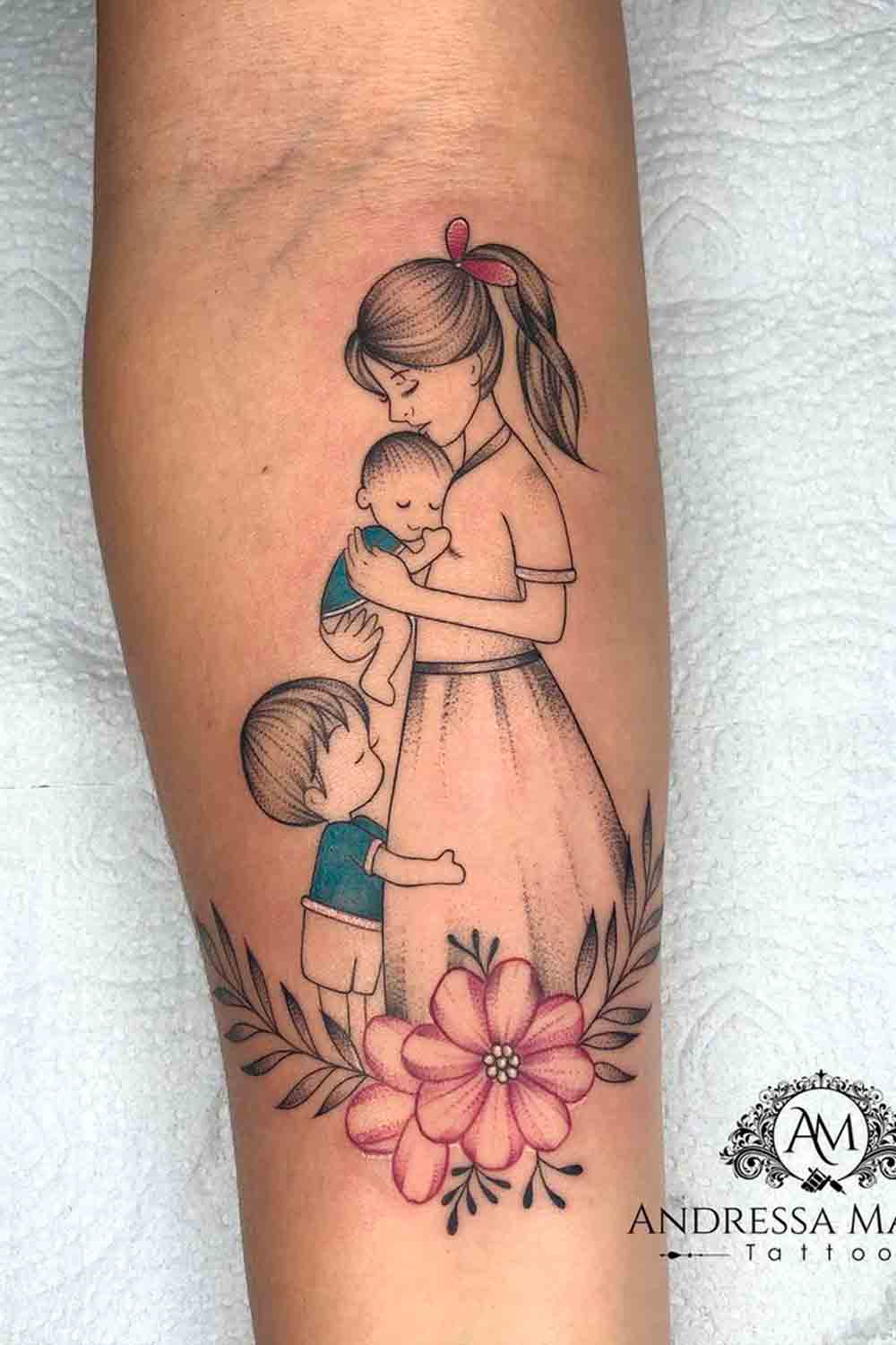 tatuaje madre hijo 99