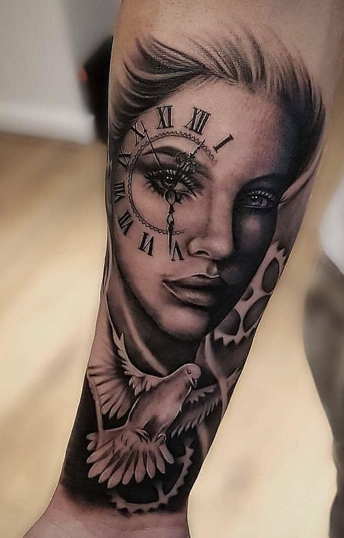 tatuaje reloj 09