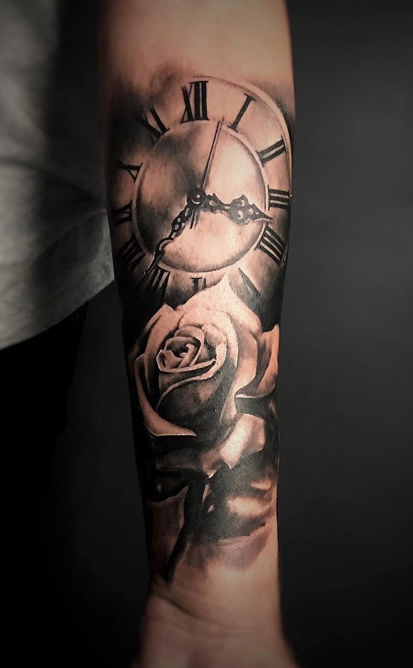 tatuaje reloj 15