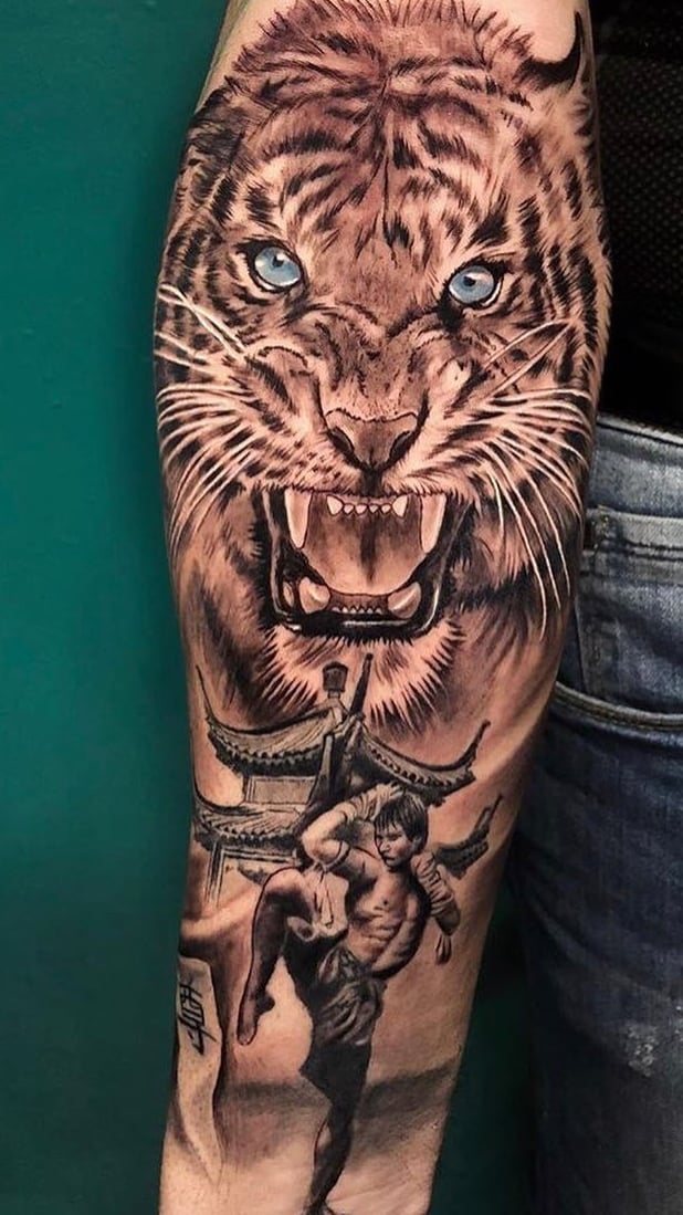 tatuaje tigre 12