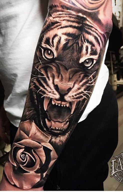 tatuaje tigre 13