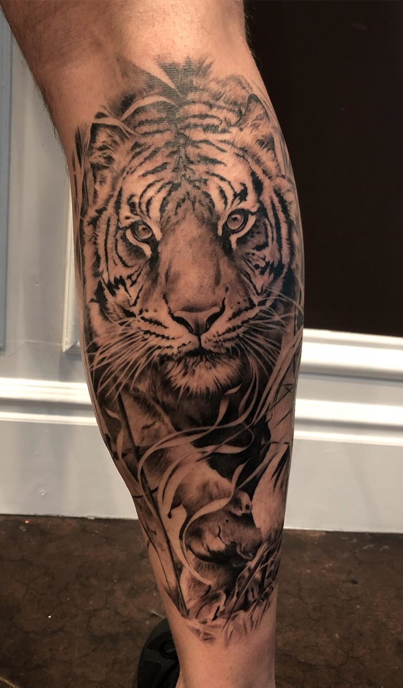 tatuaje tigre 50