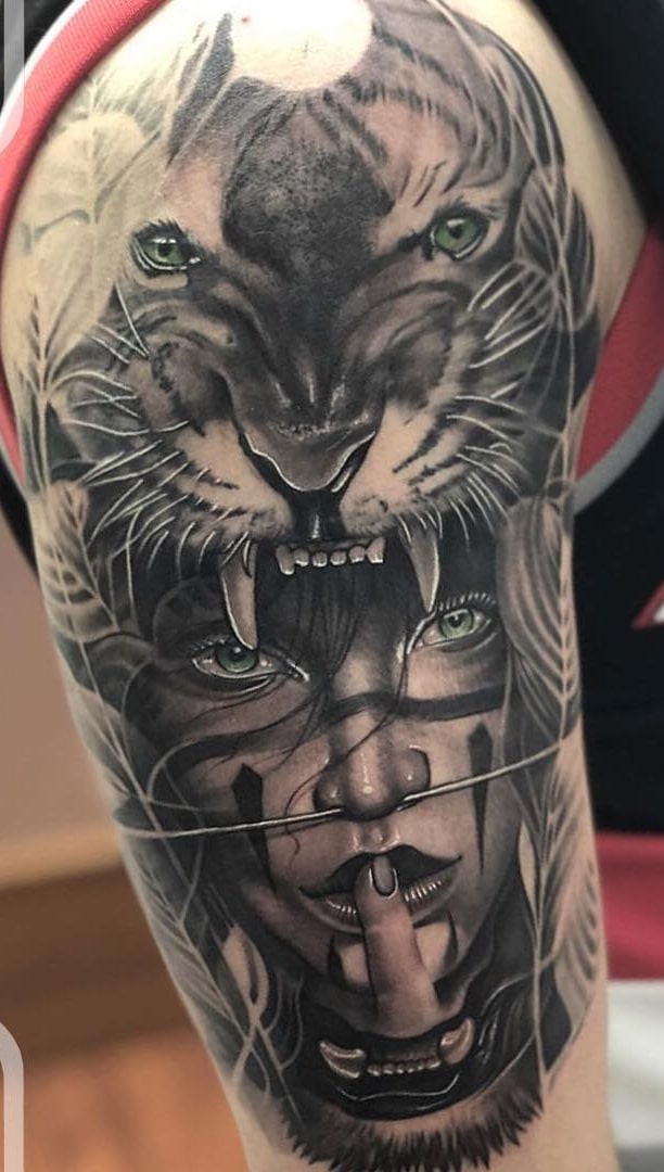 tatuaje tigre 84