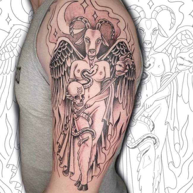 tattoo baphomet 178