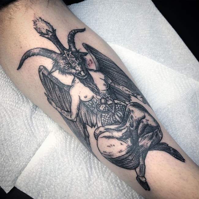 tattoo baphomet 184