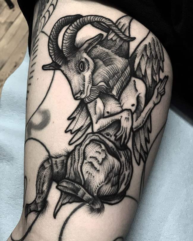 tattoo baphomet 54