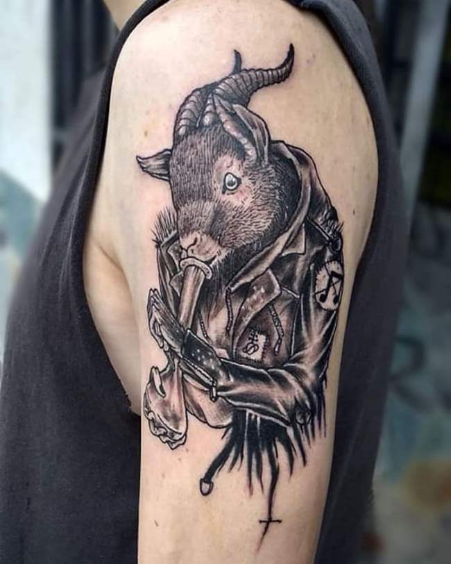 tattoo baphomet 62