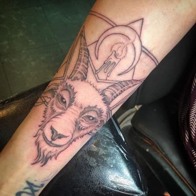 tattoo baphomet 70