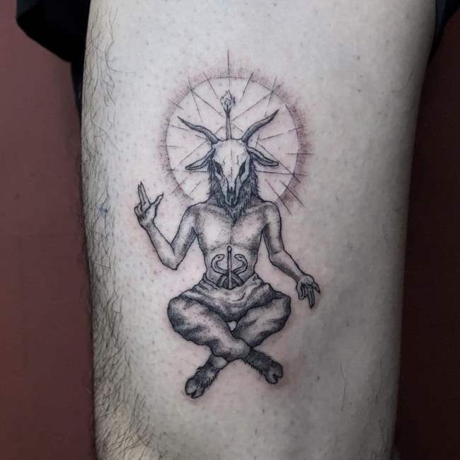 tattoo baphomet 76