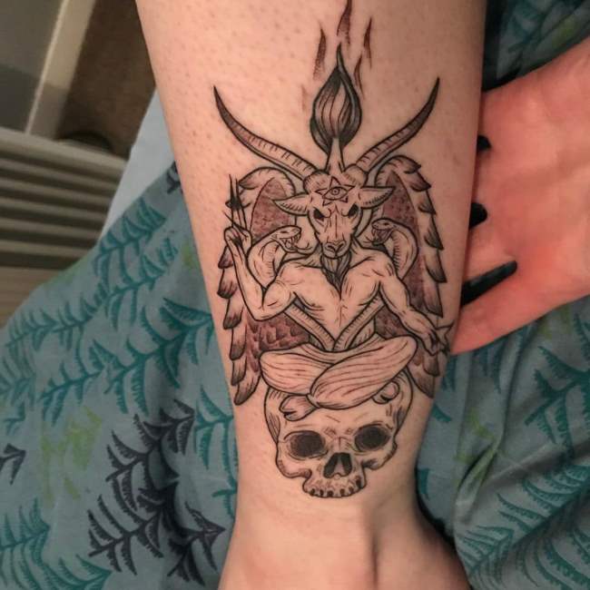 tattoo baphomet 98