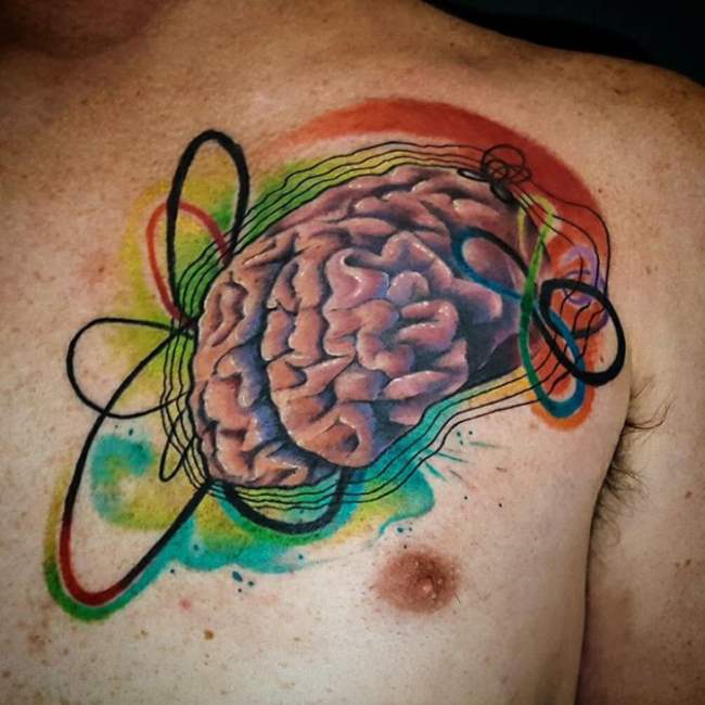tattoo cerebro 100