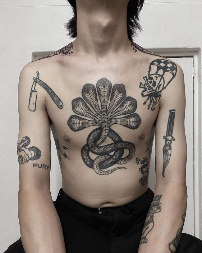 Tatuajes de carnívoras y venenosas cobras: 80 buenos diseños