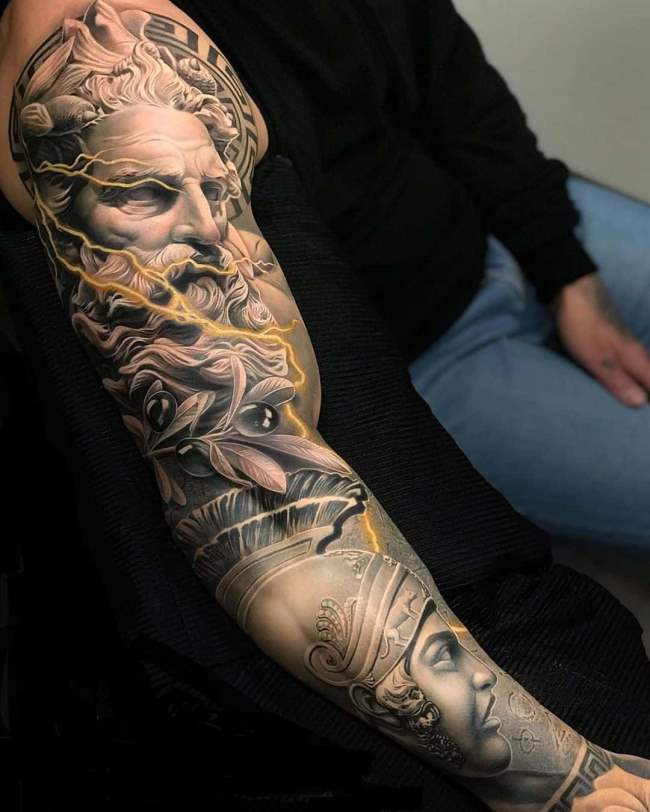 tattoo dios zeus 30