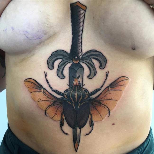 tattoo escarabajo 58