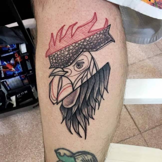 tattoo gallo 10