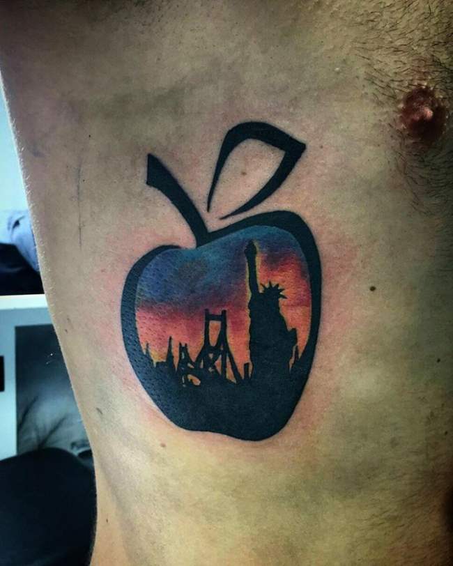 tattoo manzana 50