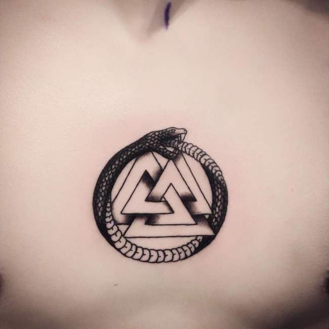 tattoo valknut 12