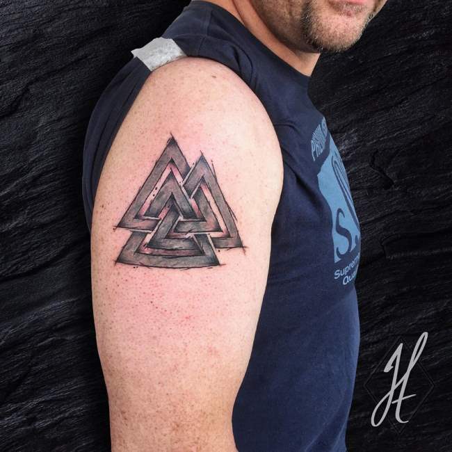 tattoo valknut 134