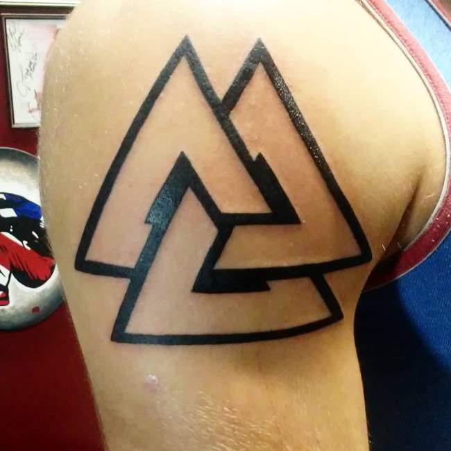 tattoo valknut 36