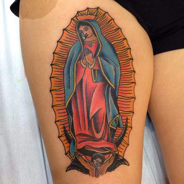 Tatuajes de la Virgen de Guadalupe