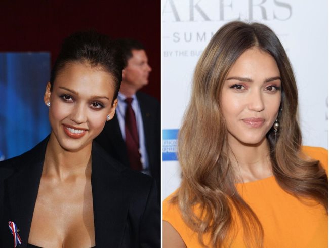 Jessica Alba rhinoplastie