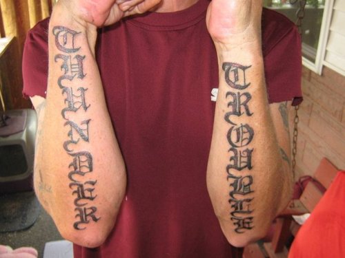 lettres tatouages 10