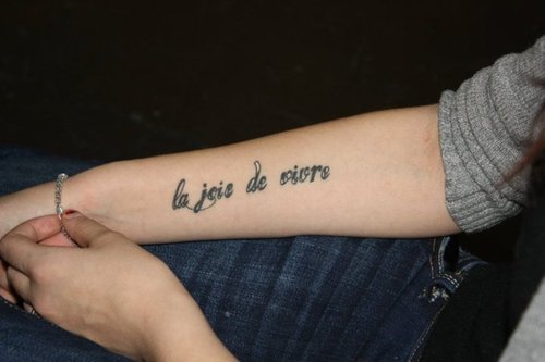 tatouage de phrase 06