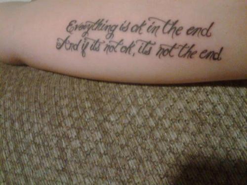 tatouage de phrase 15