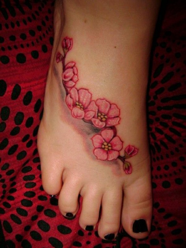 idee tatouage pied 306