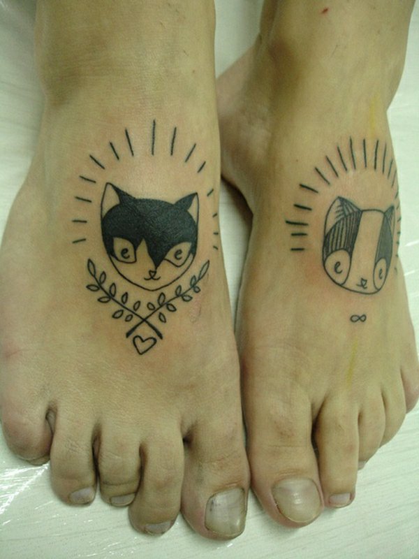 idee tatouage pied 308