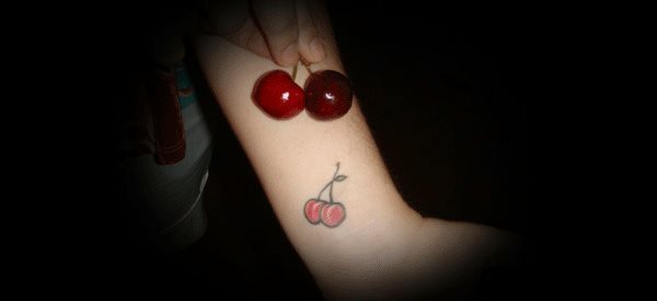 tatuajes de cerezas