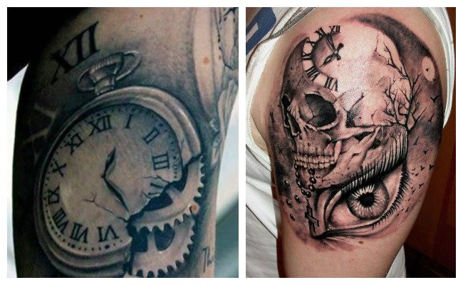 tatouages chiffres romains hommes