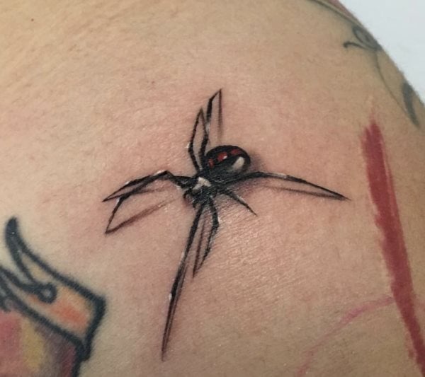 Que symbolise une araignée sur un tatouage ?