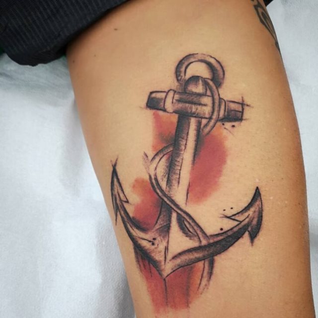 tattoo feminin ancre 57