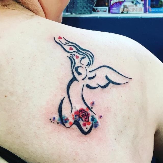 tattoo feminin ange 76