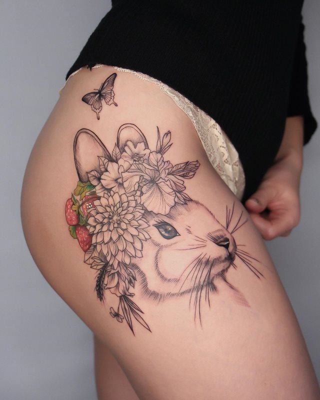 tattoo feminin animal 32