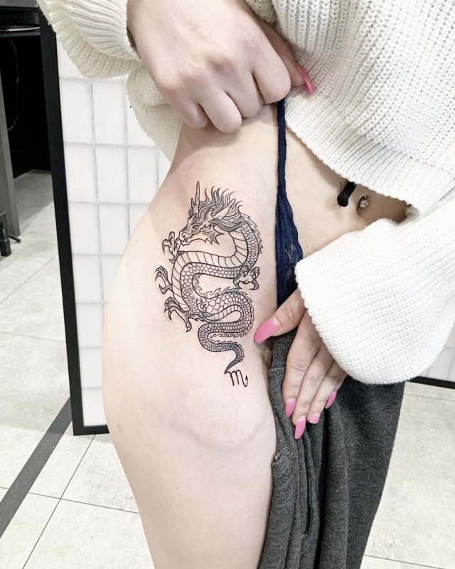 tattoo feminin animal 61