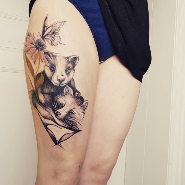 tattoo feminin animal 72