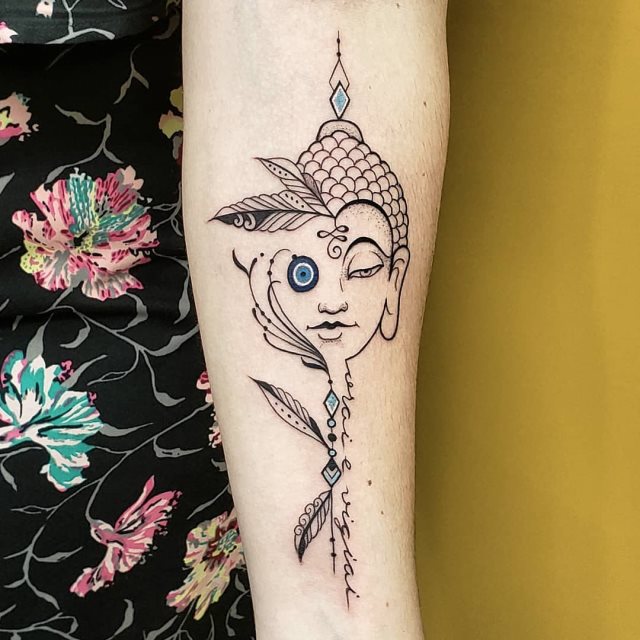 tattoo feminin de bouddha 11