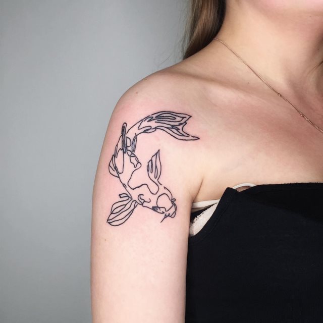 tattoo feminin de carpe 06