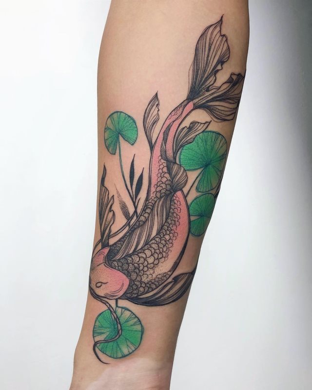 tattoo feminin de carpe 35