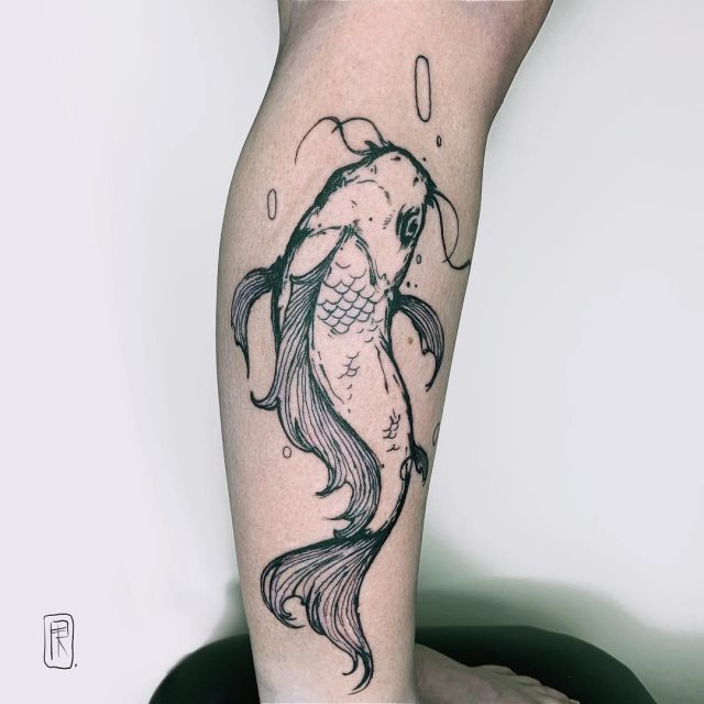 tattoo feminin de carpe 37